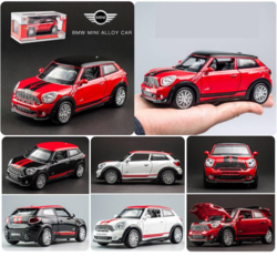 Metal Car Mini Cooper (Red)