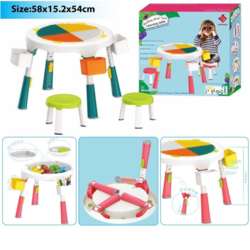 Table Block Circle Learning 88005