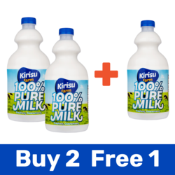 Kirisu Farm Fresh Milk 2L 2+1 Bundle