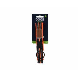 Koopman 491002120 Dog Collar Size 3CM Max. Carryweight 30KG, Black-Yellow
