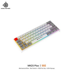 Magic Refiner MK25 Plus Mechanical Blue-Red Switch
