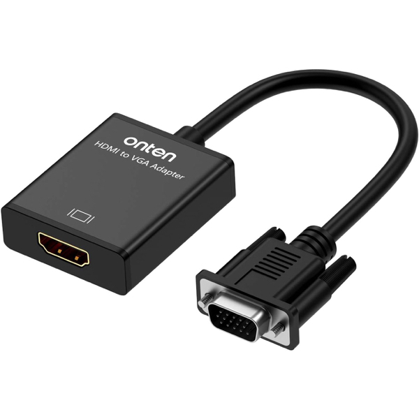 Onten HDMI to VGA Adapter with Audio 