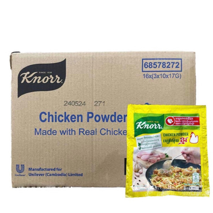 KNORR Chicken Powder 17g - 1 Case 