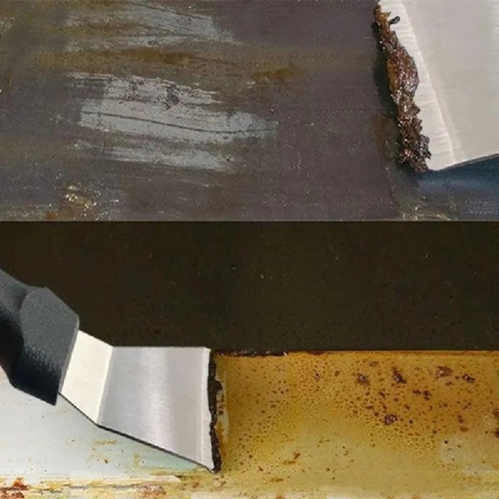 2 pcs Cleaning Scrapers - Black