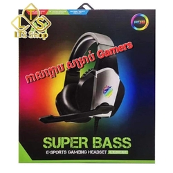  កាសក្តោបខ្សែរ USB .សម្រាប់អ្នលេងហ្គេម