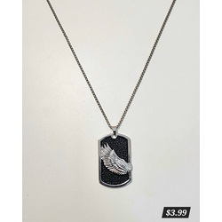 Eagle Dog Tag Necklace