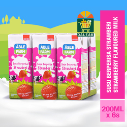 ABLE FARM UHT STRAWBERRY MILK-200ML