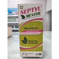 SEPTYL MENTHE Mouthwash Mint Bad Breath Oral Hygiene Strong Mint Refreshing 90ml                   