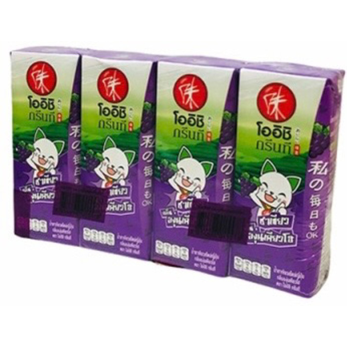 Oishi Grape 180ml - 4 Bottles 