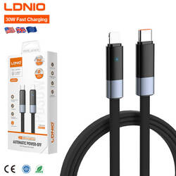 LDNIO-TYPE-C TO iPHONE 30W Fast Charging-Automatic Power-OFF 1M/1pc