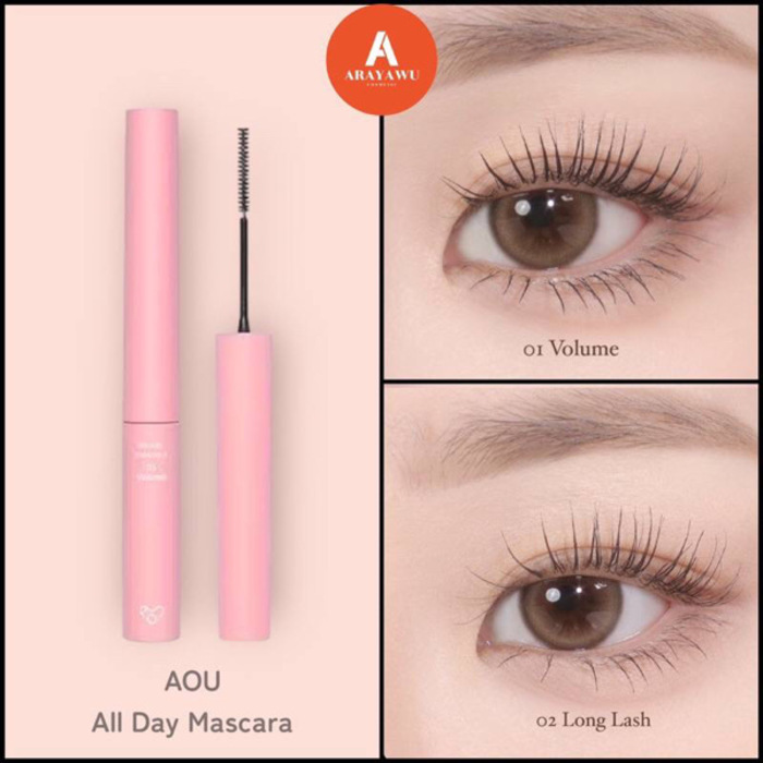 Aou all day Mascara #02 Long las black 