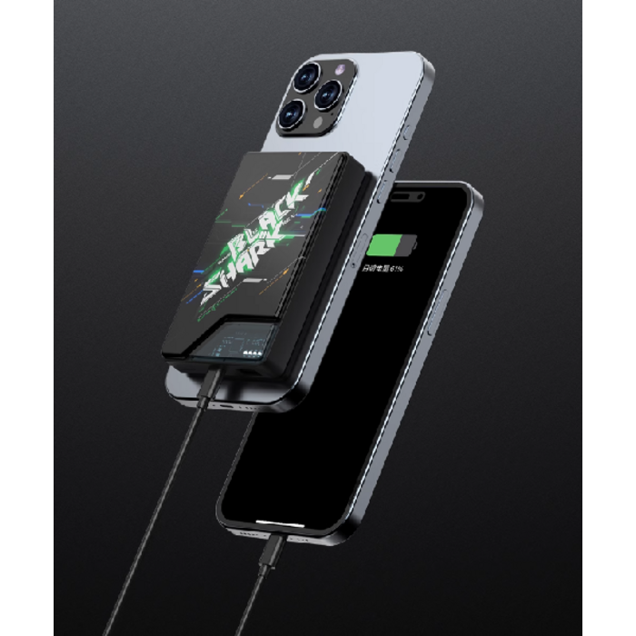 Black Shark Power Bank 10000mAh PD 22.5W + Wireless Charge