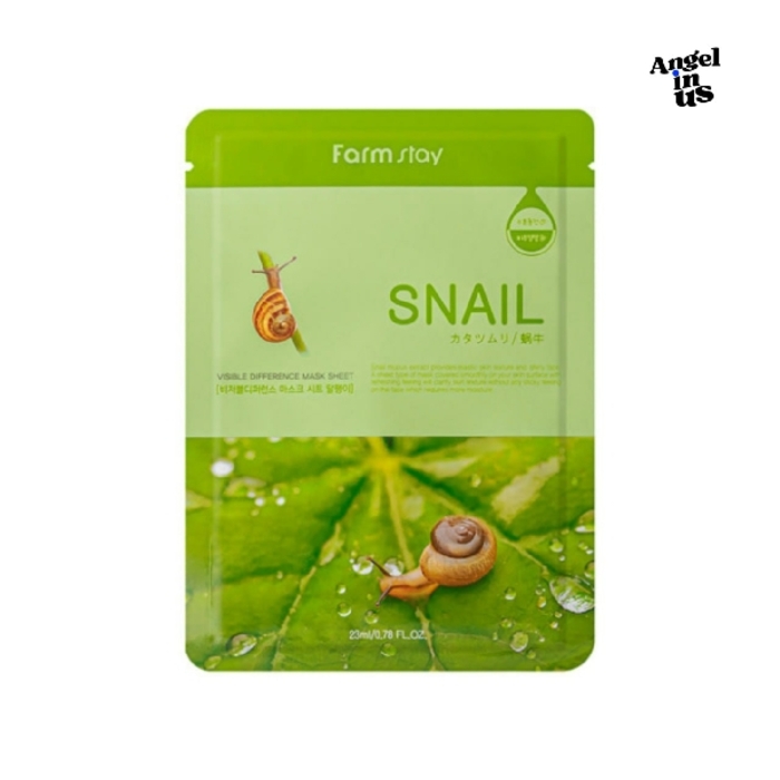 Farm Stay Snail Visible Difference Mask Sheet/1sheet