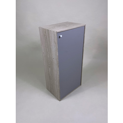 JAPANHOME 3-Tier Cabinet w/Door - Light Wood 