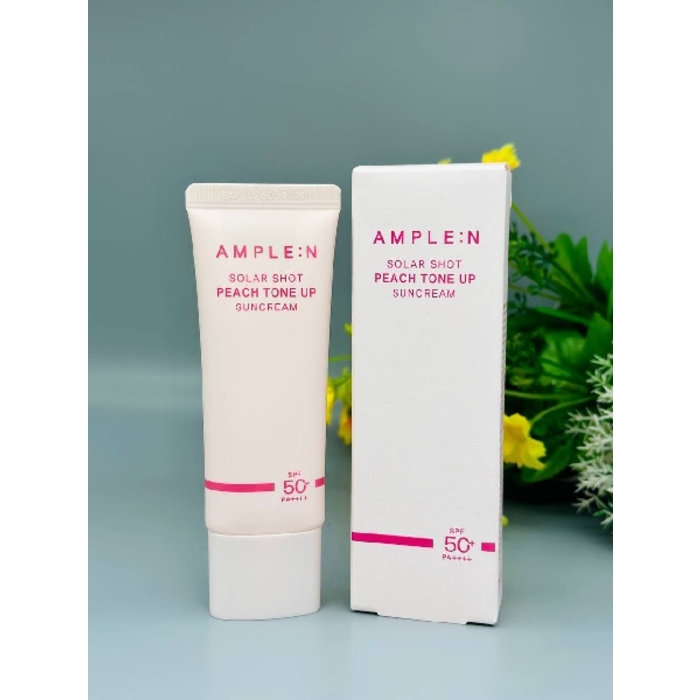 AMPLE:N Solar Shot Peach Tone Up Suncream SPF50+ PA++++