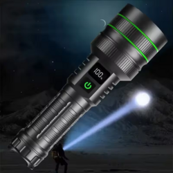 Powerful long shot white laser Led  flashlight