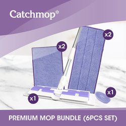 CATCHMOP Telescopic Mop Premium Set 6PCS
