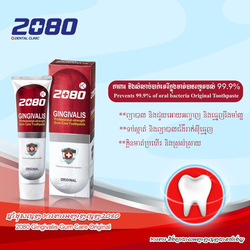 2080 Gingivalis K Original Toothpaste 120g