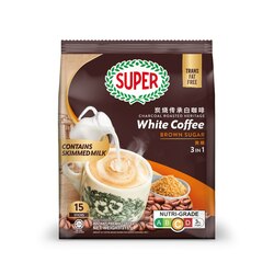 SUPER WHITE COFFEE 3IN1 BROWN SUGAR