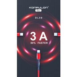 Konfulon Charger Cable DL08 MICRO & Lightning & TYPE-C