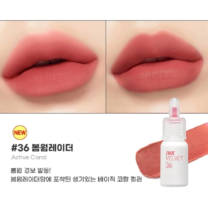 Peripera Ink Weather Velvet - #36 Active Coral