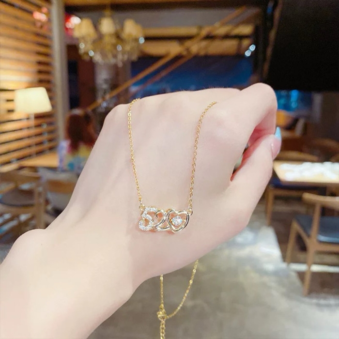 N28 Woman's Fashion Necklace ខ្សែកនារី