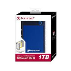 External HDD Transcend 1Tb USB 3.1 gen 1 Portable Hard Drive Store Jet 25H3