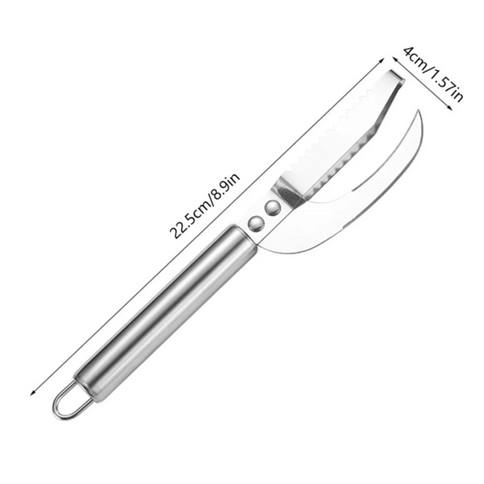 3in1 Stainless Steel Fish Scale