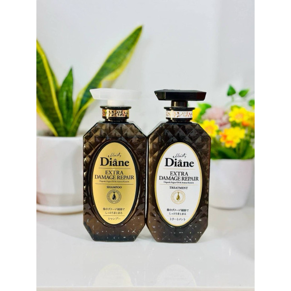 [Moist Diane] EXTRA DAMAGED REPAIR Organic Argan Oil & Amino Keratin Shampoo and Treatment 