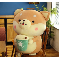 តុក្កតា Husky ពណ៌ទឹកក្រូច