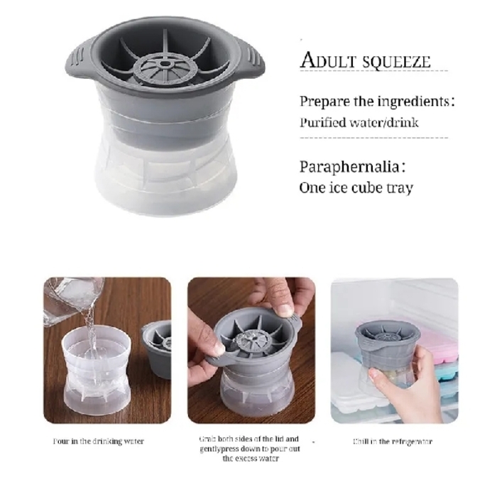 Round Cube Ice Maker 1PC