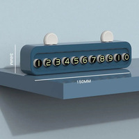 Phone Number Plate for Car ABS Plastic