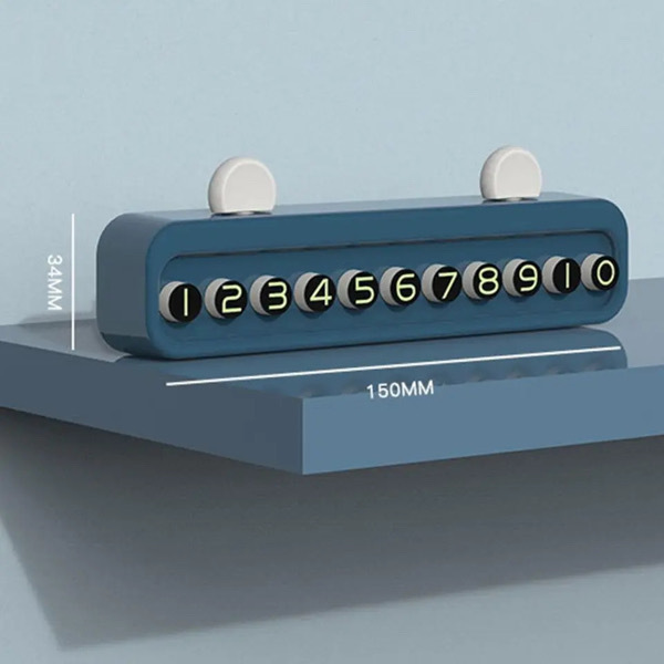 Phone Number Plate for Car ABS Plastic