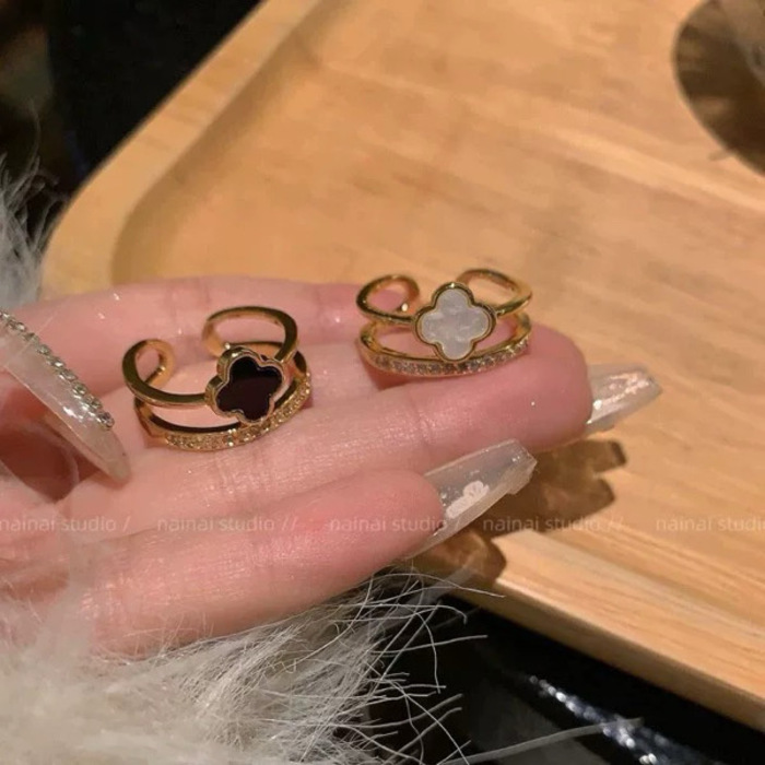 S39 Women's ring ចិញ្ចៀននារីផ្កា ស 