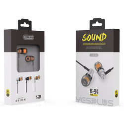 YESPLUS-Eearphone Sound Metal Style,Refined Style and Elegance/Black/1pcs