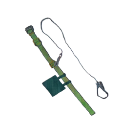 Safety Belt with Waist Wrap ADELA H-32 - Green
