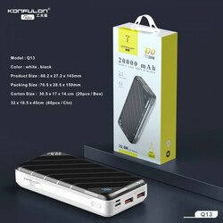 Konfulon Powerbank Q13 20000mAh