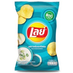 Layz Sour Cream & Onion 50g Pack of 6 