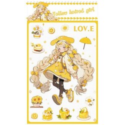 Y2K Sweet Cool Girls Cartoon Sticker/1pc