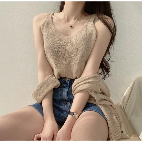 Cardigan and Tank Top Set Size S