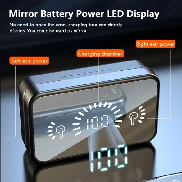 TWS S20 Wireless Earphones Black