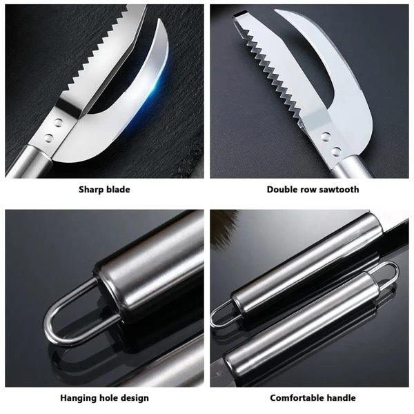 3in1 Stainless Steel Fish Scale