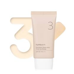 Numbuzin Porcelain Base Skip Tone Up Beige SPF 50+ PA++++