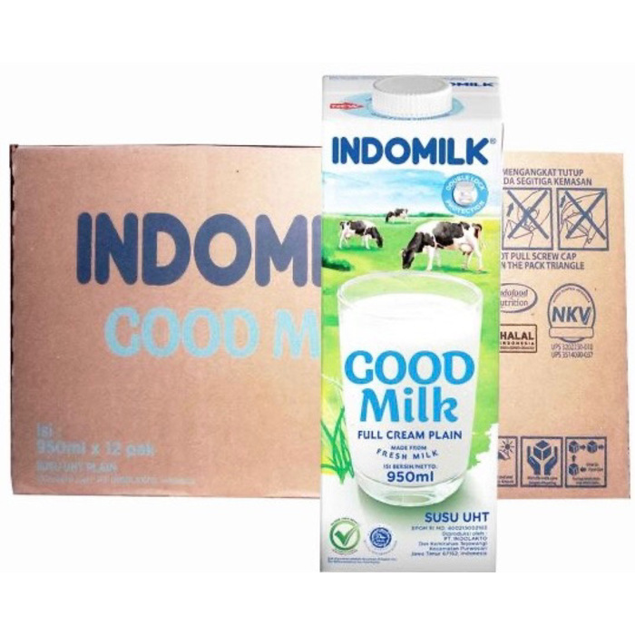 Indomilk Good Milk 950ml - 12 Cartons