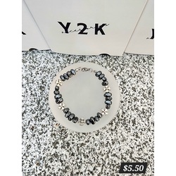 Crushed Stone Cross Bracelet