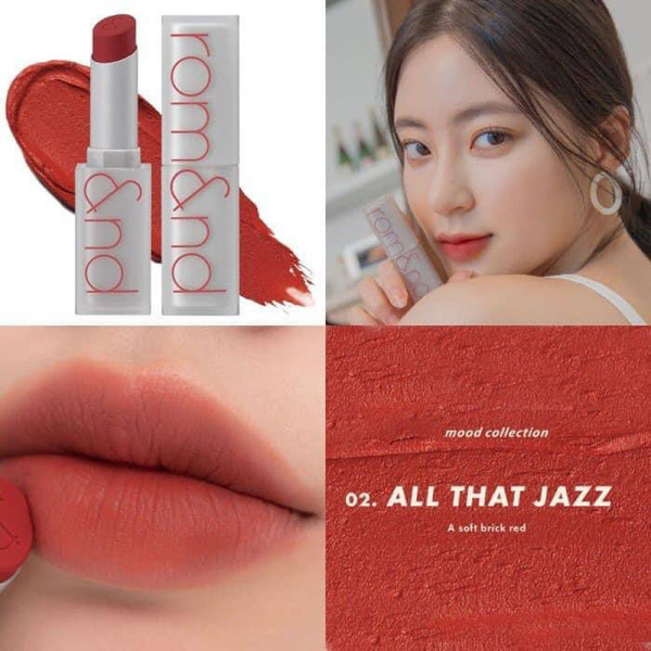 Rom&nd Zero Matte Lipstick #02 ALL THAT JAZZ 