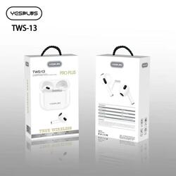 YESPLUS_TWS-13#TWS-13 PRO PLUS WIRELESS EARBUDS/WHITE/1pc