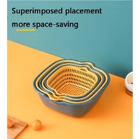 6 Pieces Multifunction Vegetable Washing Basket