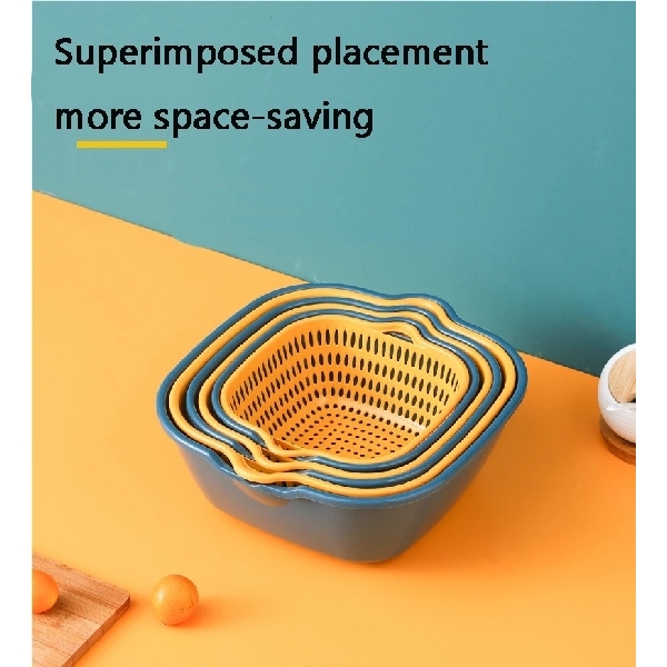 6 Pieces Multifunction Vegetable Washing Basket