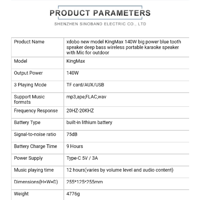 Xdobo King Max Karaoke Set